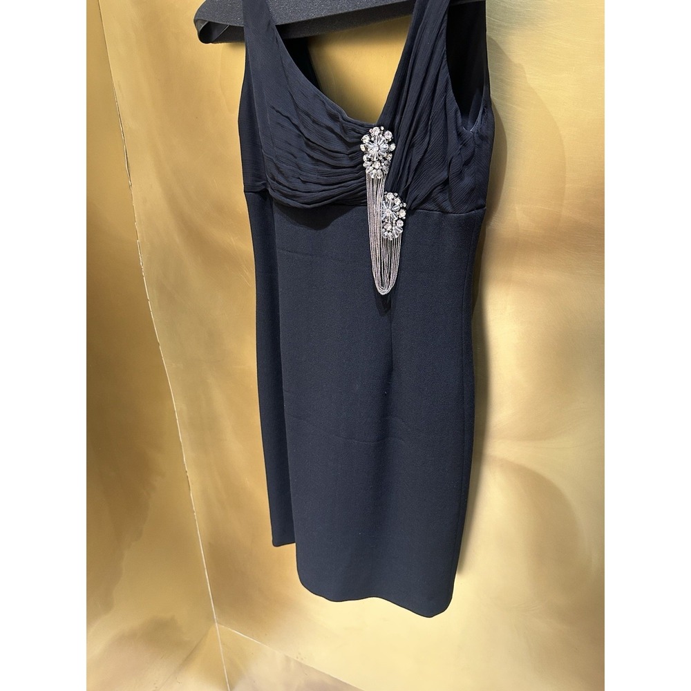 Naeem‎ Khan Beaded Black Runway Cocktail Party Dress US 10